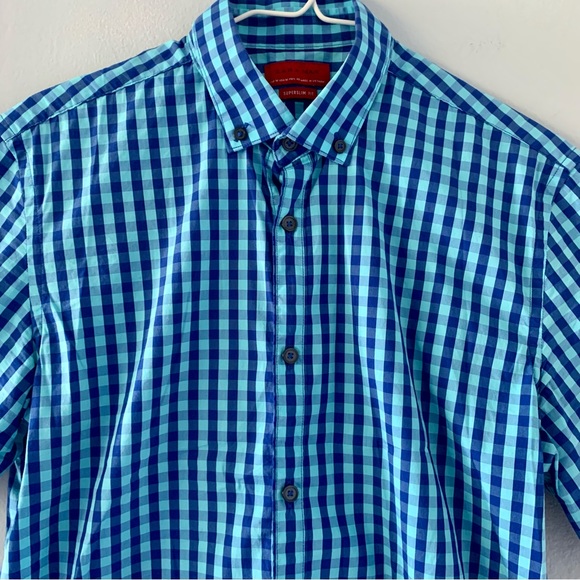 Zara men checkered button down - Picture 3 of 4